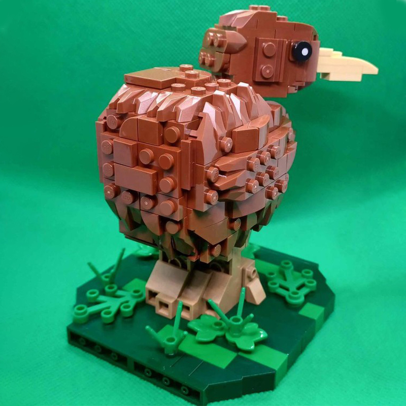 355pcs MOC Sculptures Kiwi Mod - Art Craft Ideas For Christmas recension och pris