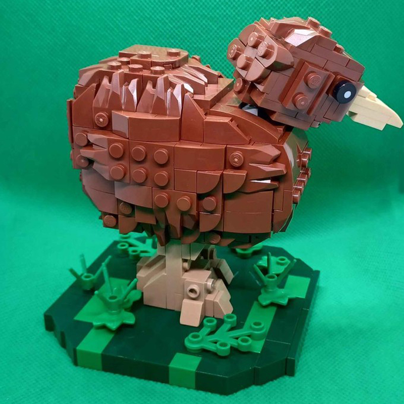 355pcs MOC Sculptures Kiwi Mod - Art Craft Ideas For Christmas recension och pris