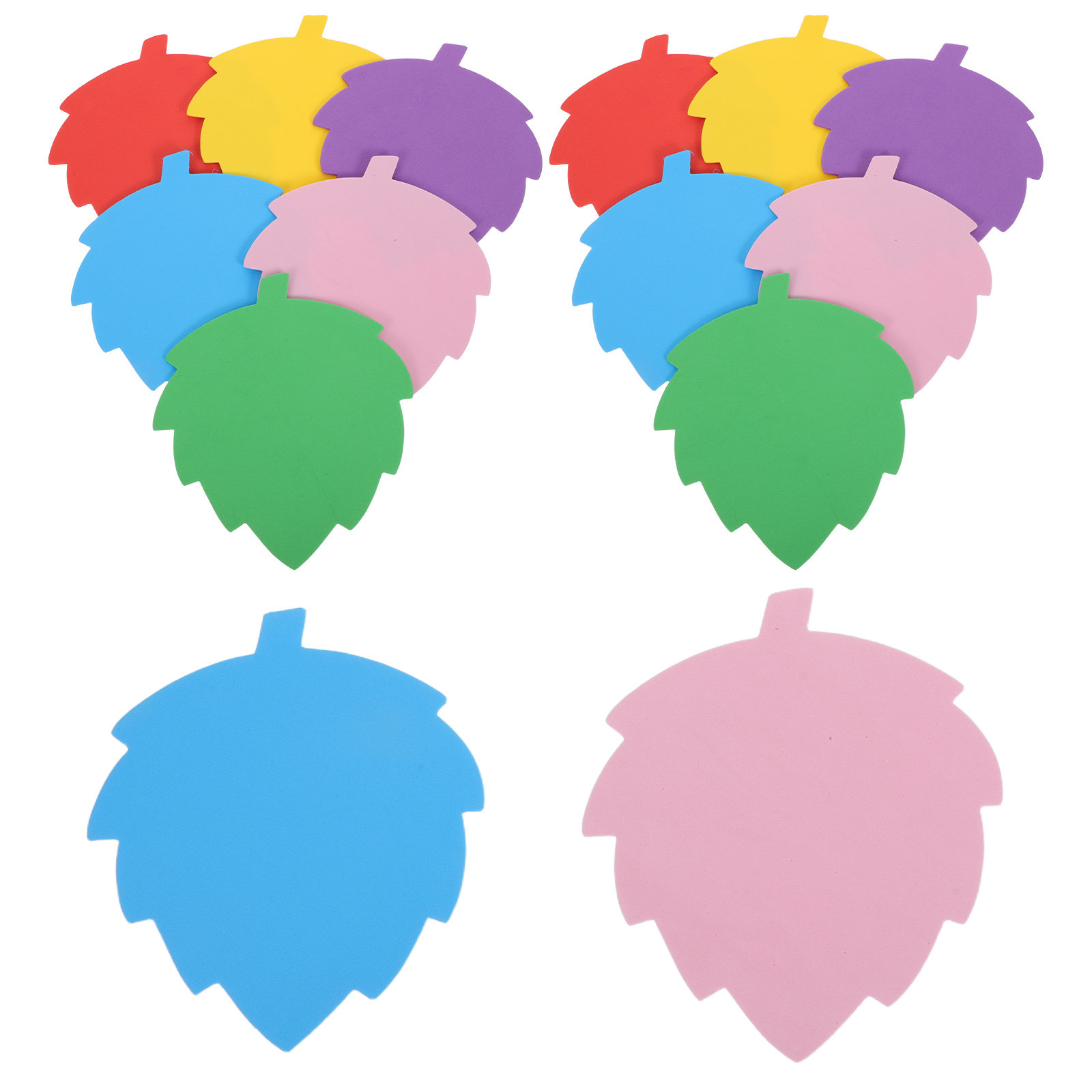 72Pcs Colorful Foam Leaf Shape - Art Craft Kids recension och pris