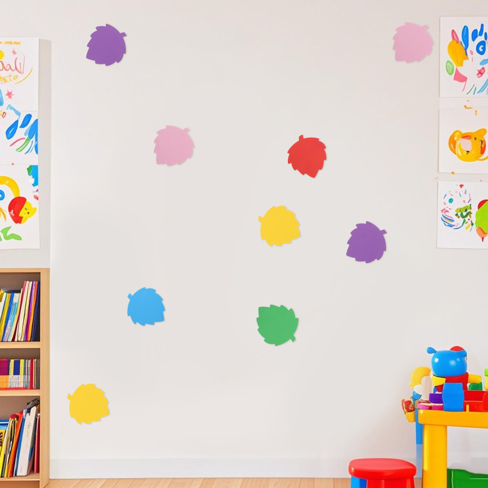 72Pcs Colorful Foam Leaf Shape - Art Craft Kids recension och pris
