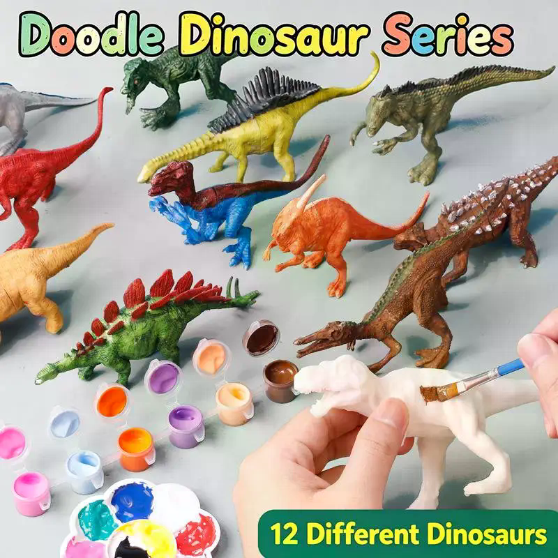 Dinosaur White Embryo Toy Set  - Dinosaur And Craft recension och pris