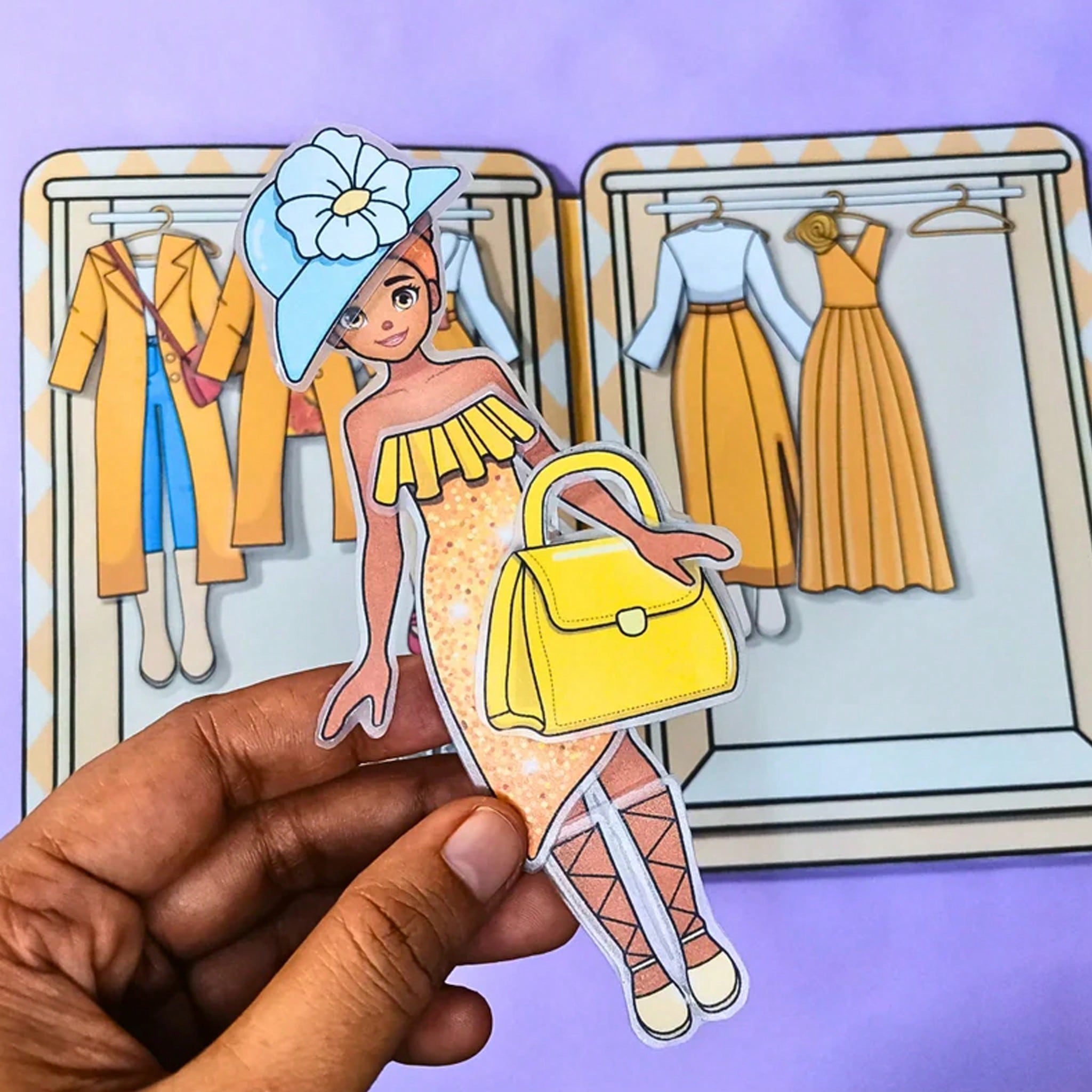 Yellow Dress Girl Tea Party Th - Art Craft 6 Year Old recension och pris