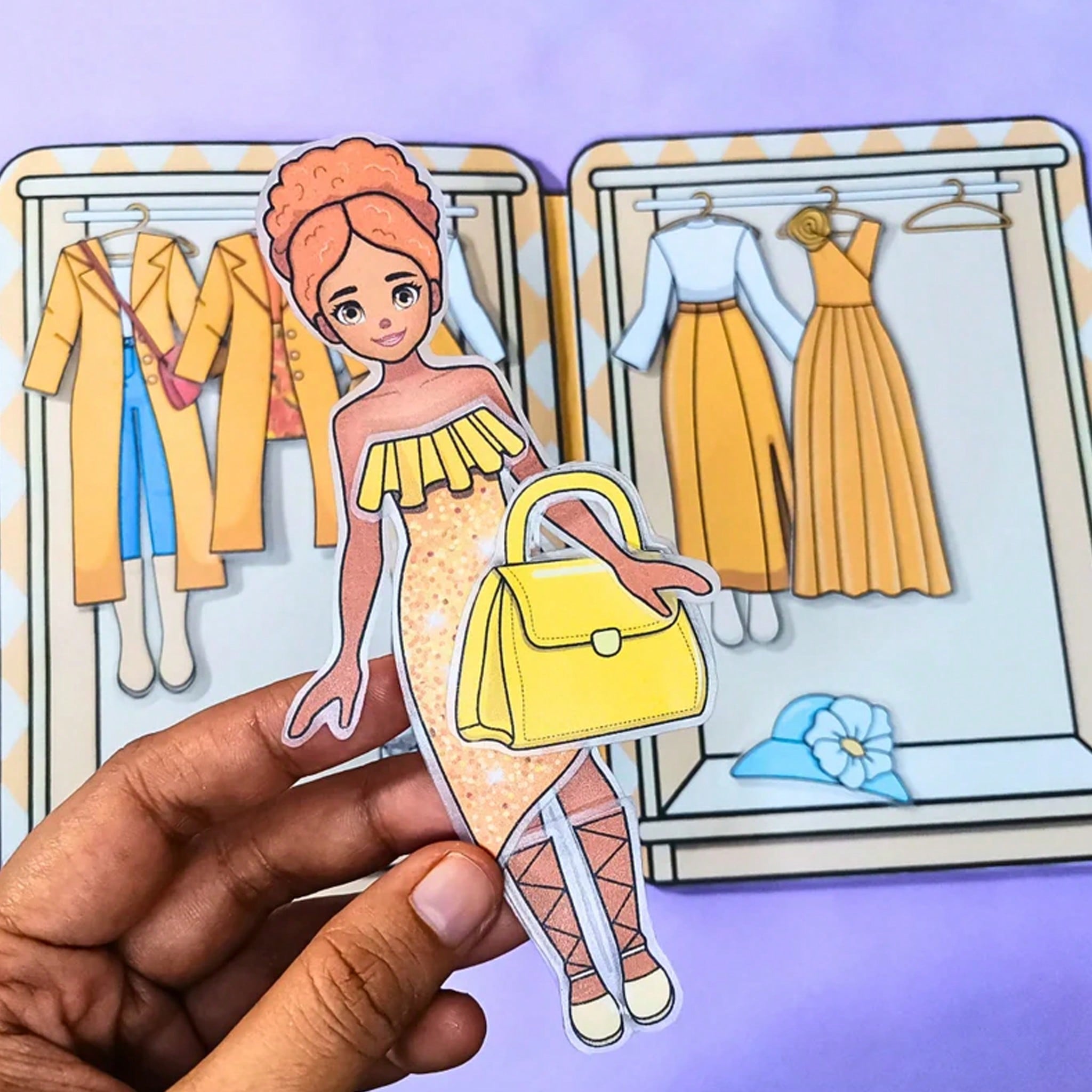 Yellow Dress Girl Tea Party Th - Art Craft 6 Year Old recension och pris