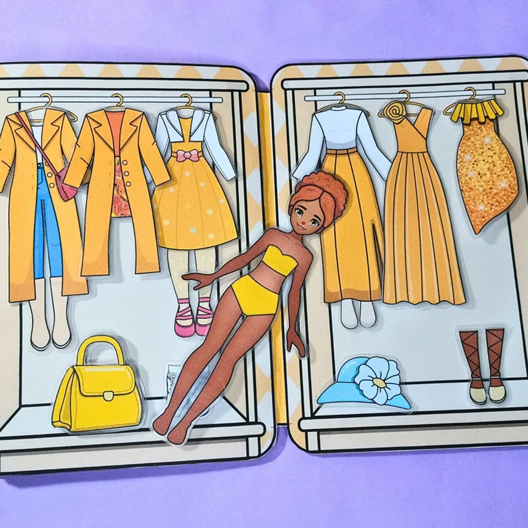 Yellow Dress Girl Tea Party Th - Art Craft 6 Year Old recension och pris