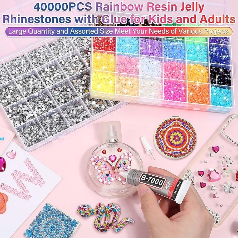 Hot Multicolor Resin Rhineston - Art Craft Items recension och pris