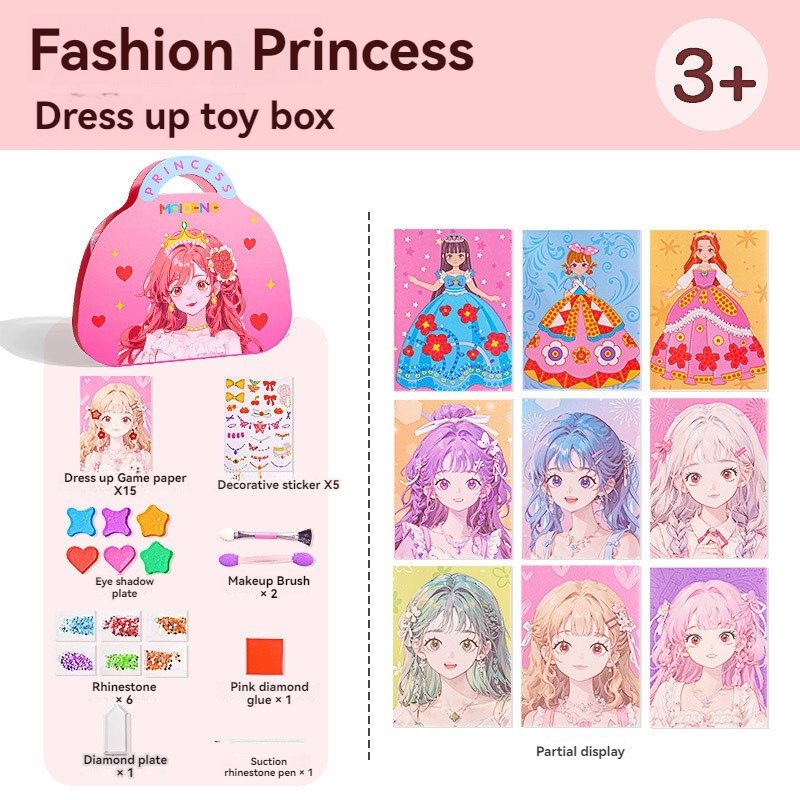 3 in 1 Princess Makeup Kit DIY - Art Craft 6 Year Old recension och pris