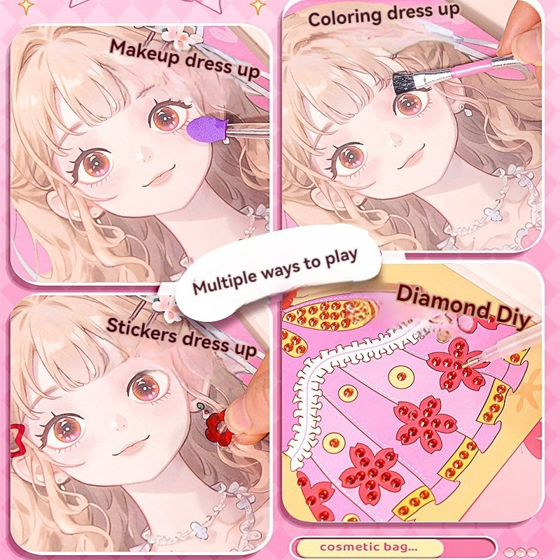 3 in 1 Princess Makeup Kit DIY - Art Craft 6 Year Old recension och pris