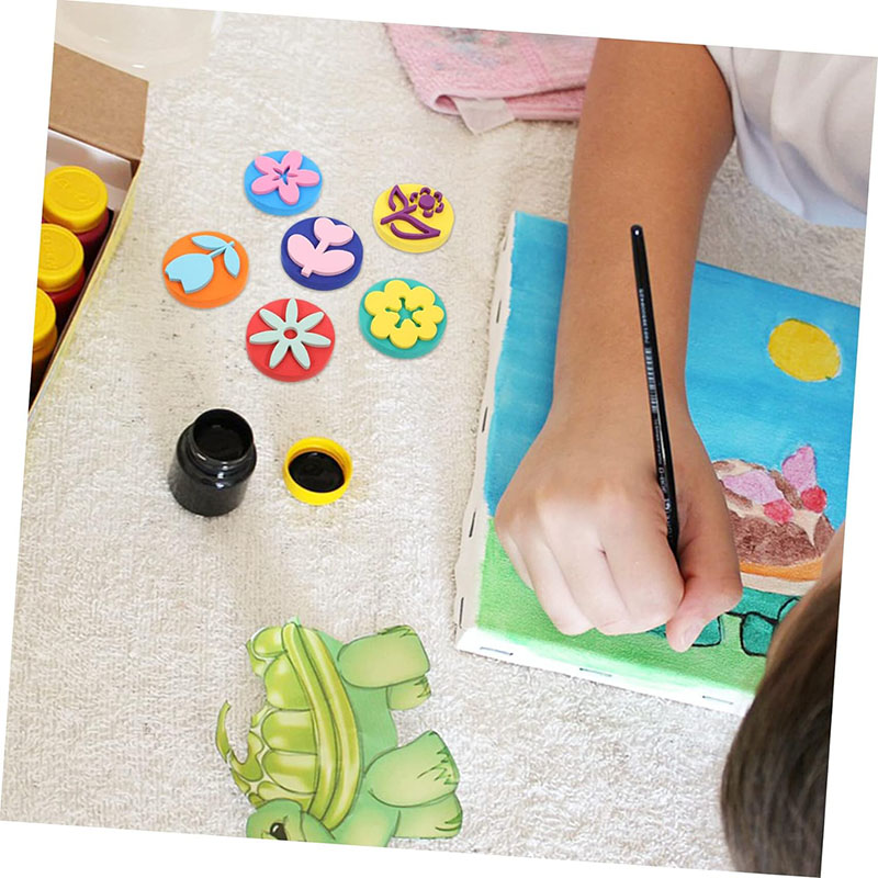 6Pcs/bag Foam Stamps for Paint - Art Craft 6 Year Old recension och pris