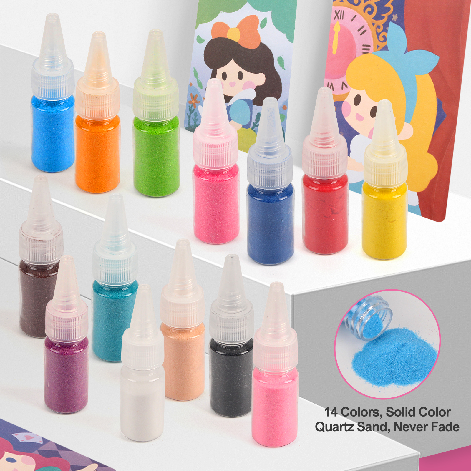 Sand Art Kit DIY Sand Painting - Art Craft Notebook recension och pris