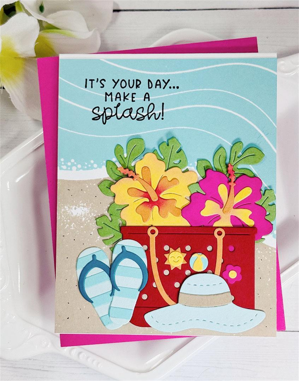 Taylored Tropical Blooms Garde - Stencil Cutting Plotter recension och pris