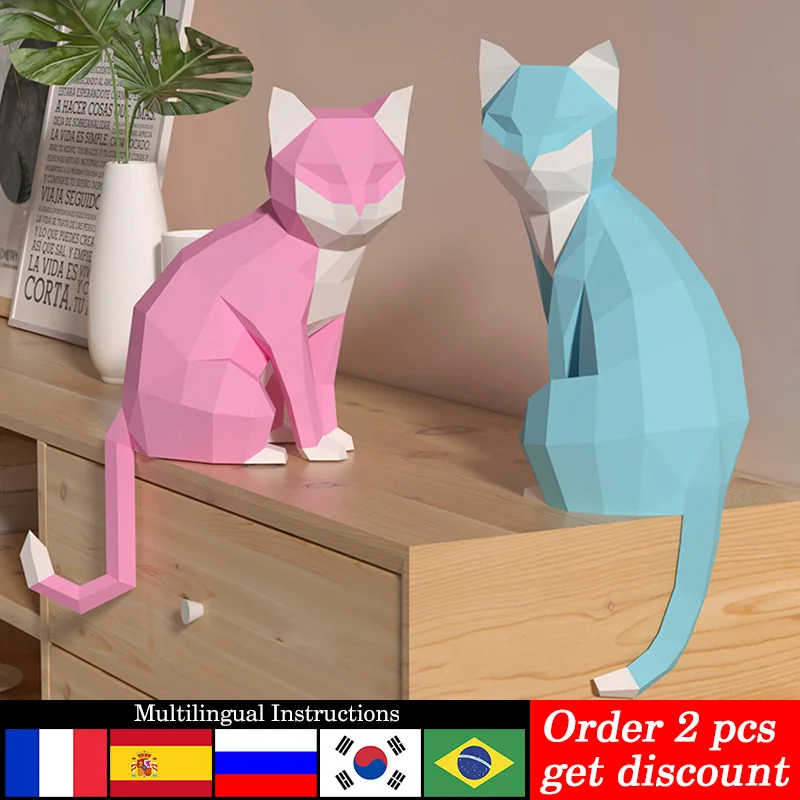 1 Pair Lovers Cat Animal Decor - Art Craft Cat recension och pris