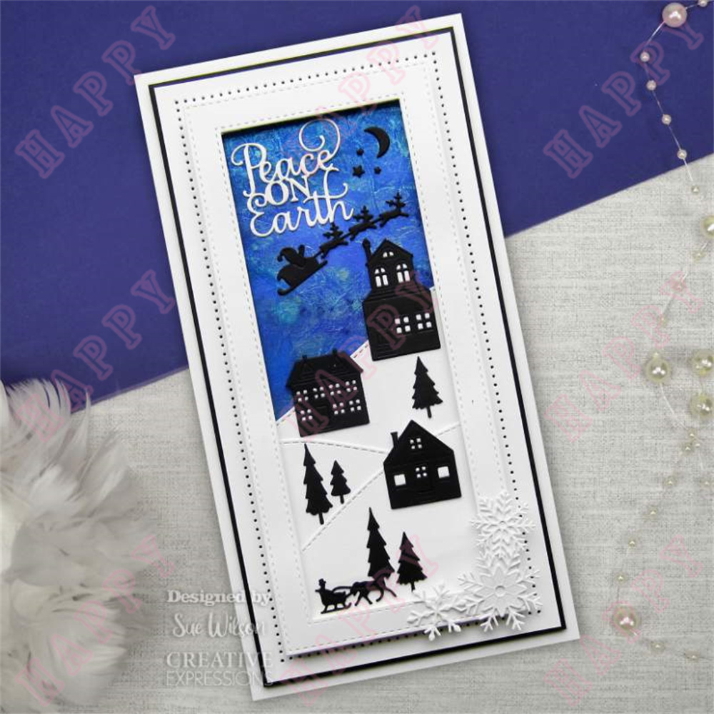 Metal Cutting Dies Christmas E - Stencil Cutting Plotter recension och pris