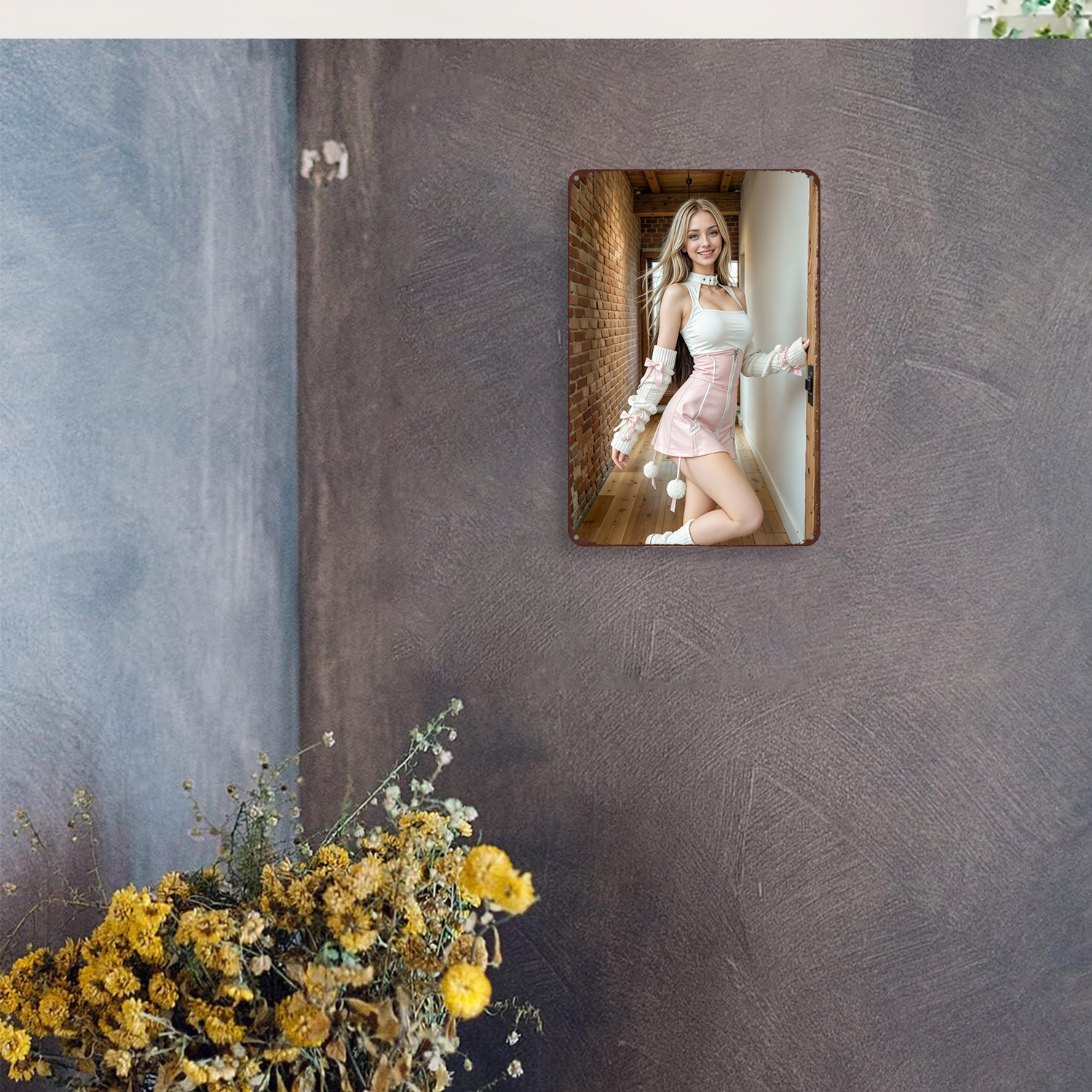 2D Vintage Metal Sign, Flat Wa - Art Craft Bar recension och pris