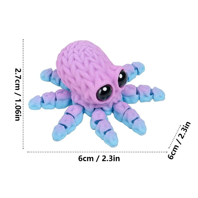Adorable 3D Printed Octopus Fr - Art Craft Magnet recension och pris