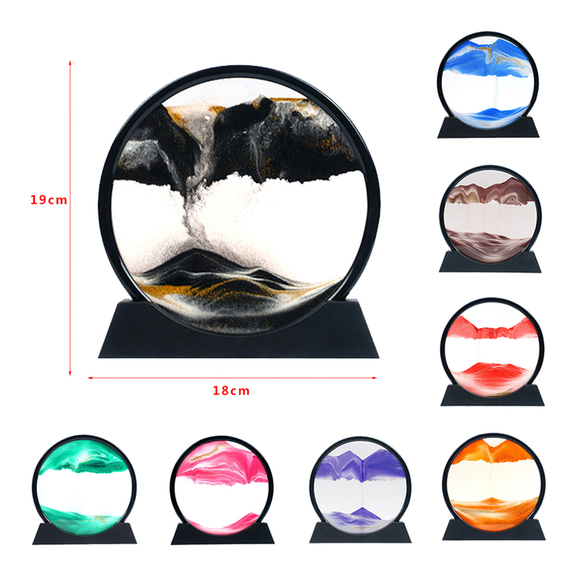 New！1Pcs 3D Hourglass Quicksan - Art Craft Movement recension och pris