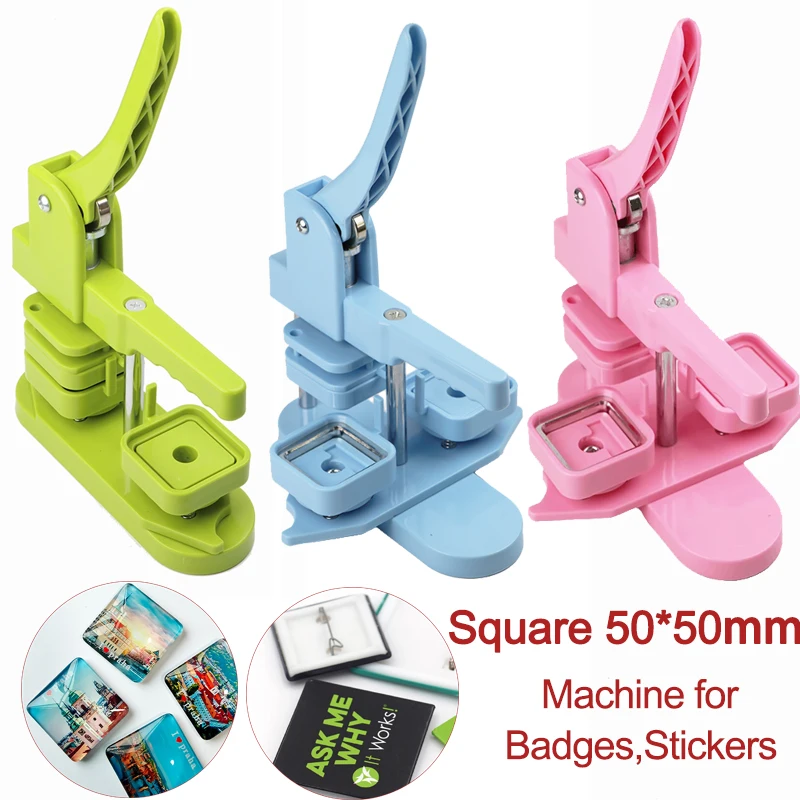 50x50mm Square Badge Button Ma - Art Craft Magnet recension och pris