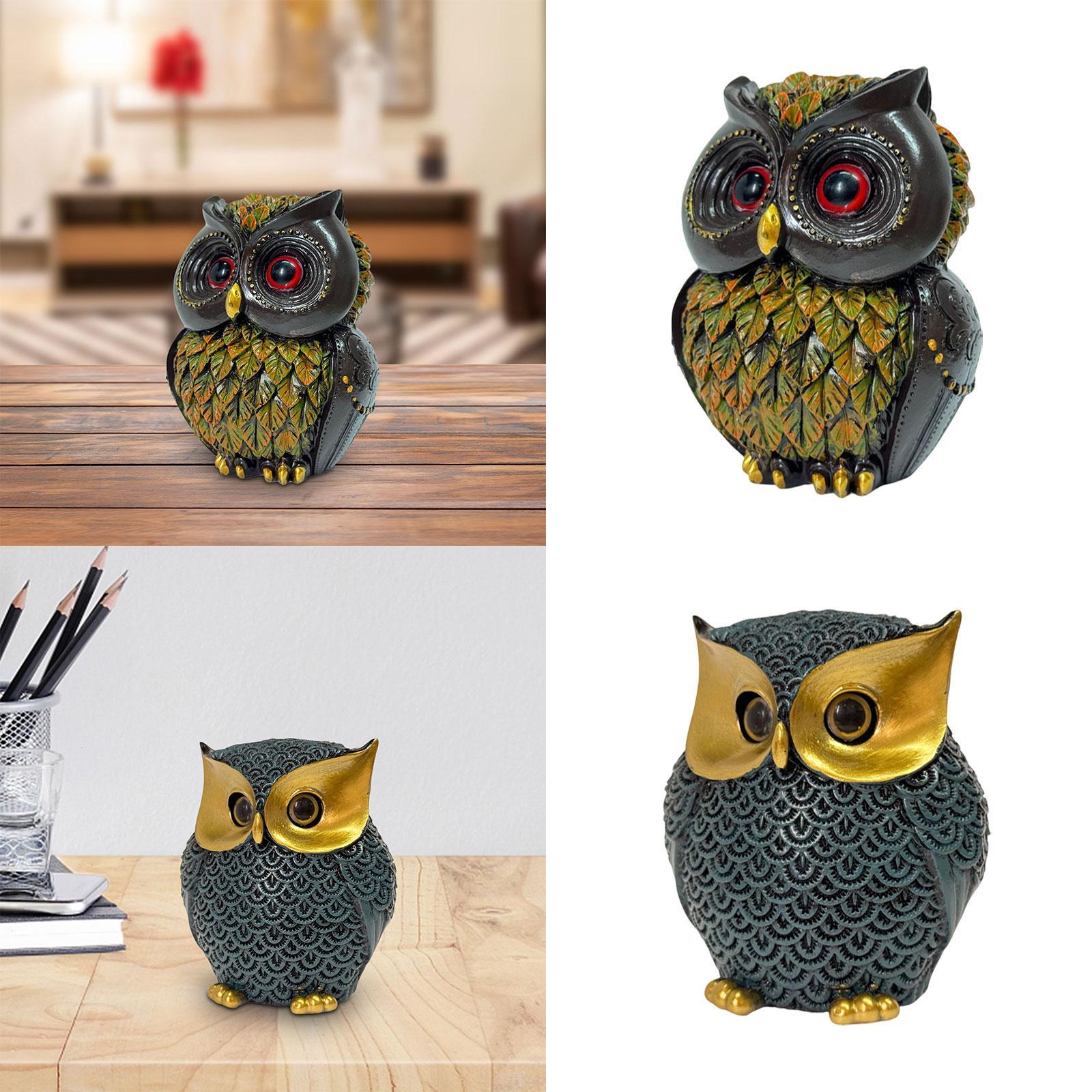 Owl Statue Indoor Figurine Art - Art Craft Bar recension och pris