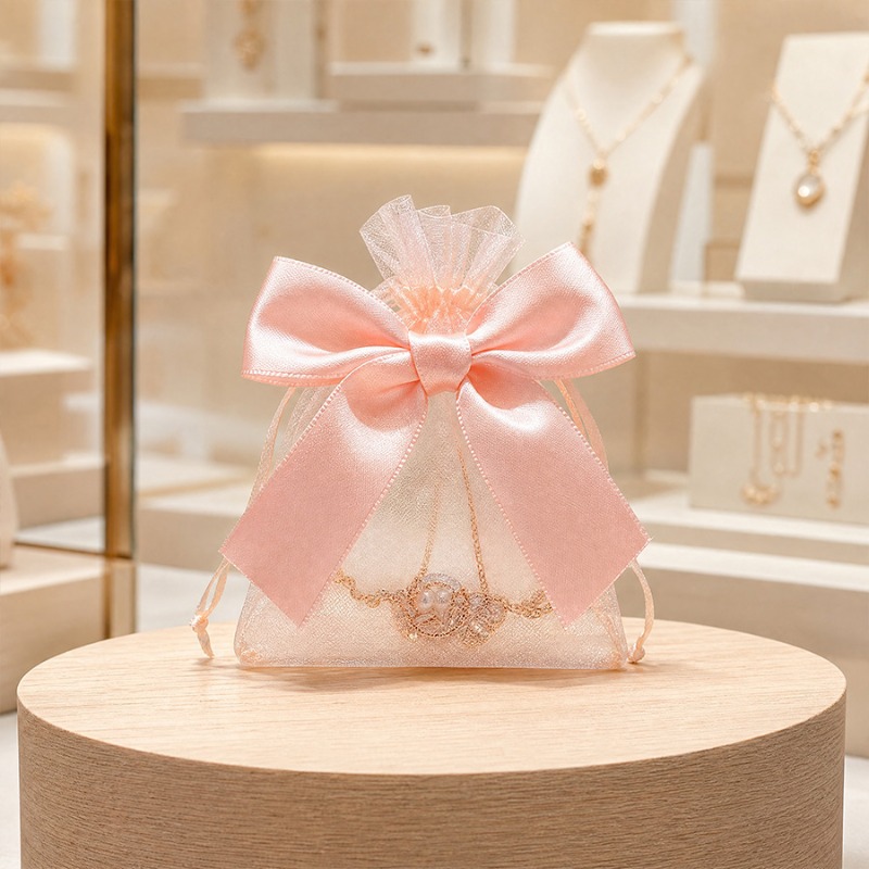 10/20pcs Pink Bow Gift Bags Tr - Art Craft And Cloth recension och pris