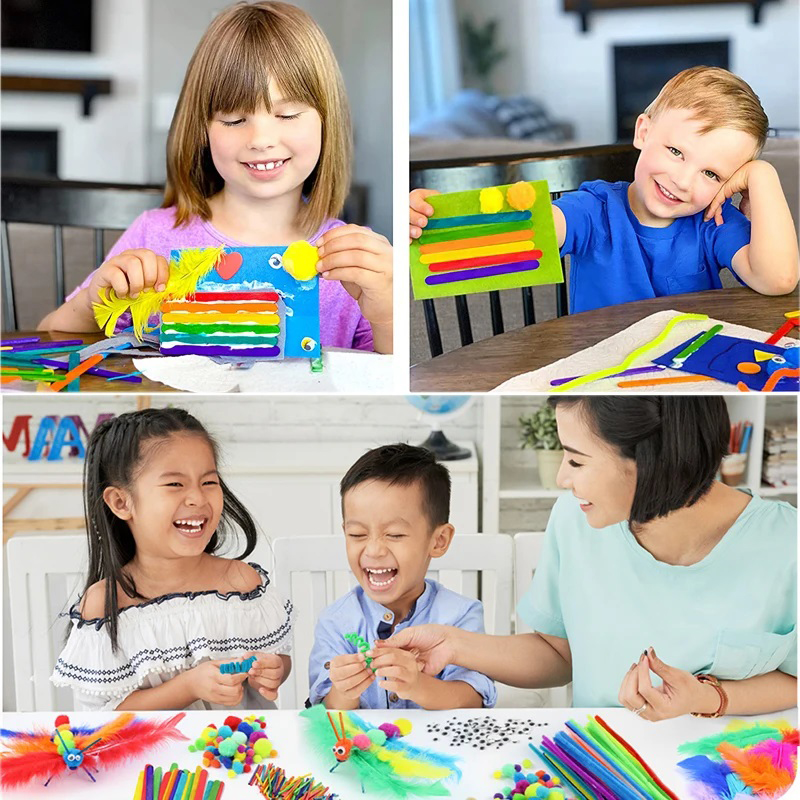 1000pcs Kids Crafts Art Suppli - Art Craft And Cloth recension och pris