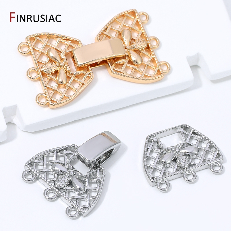 14K Gold Plated Brass 3-Row Pe - Art Craft Ideas recension och pris