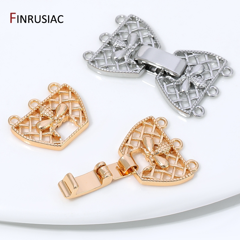 14K Gold Plated Brass 3-Row Pe - Art Craft Ideas recension och pris