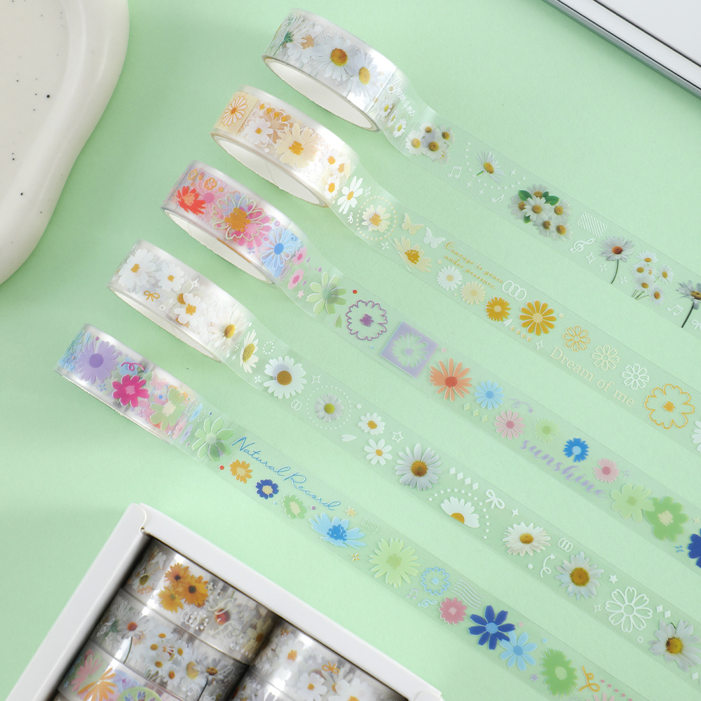 10 Rolls Daisy PET Masking Tap - Craft Art Set recension och pris