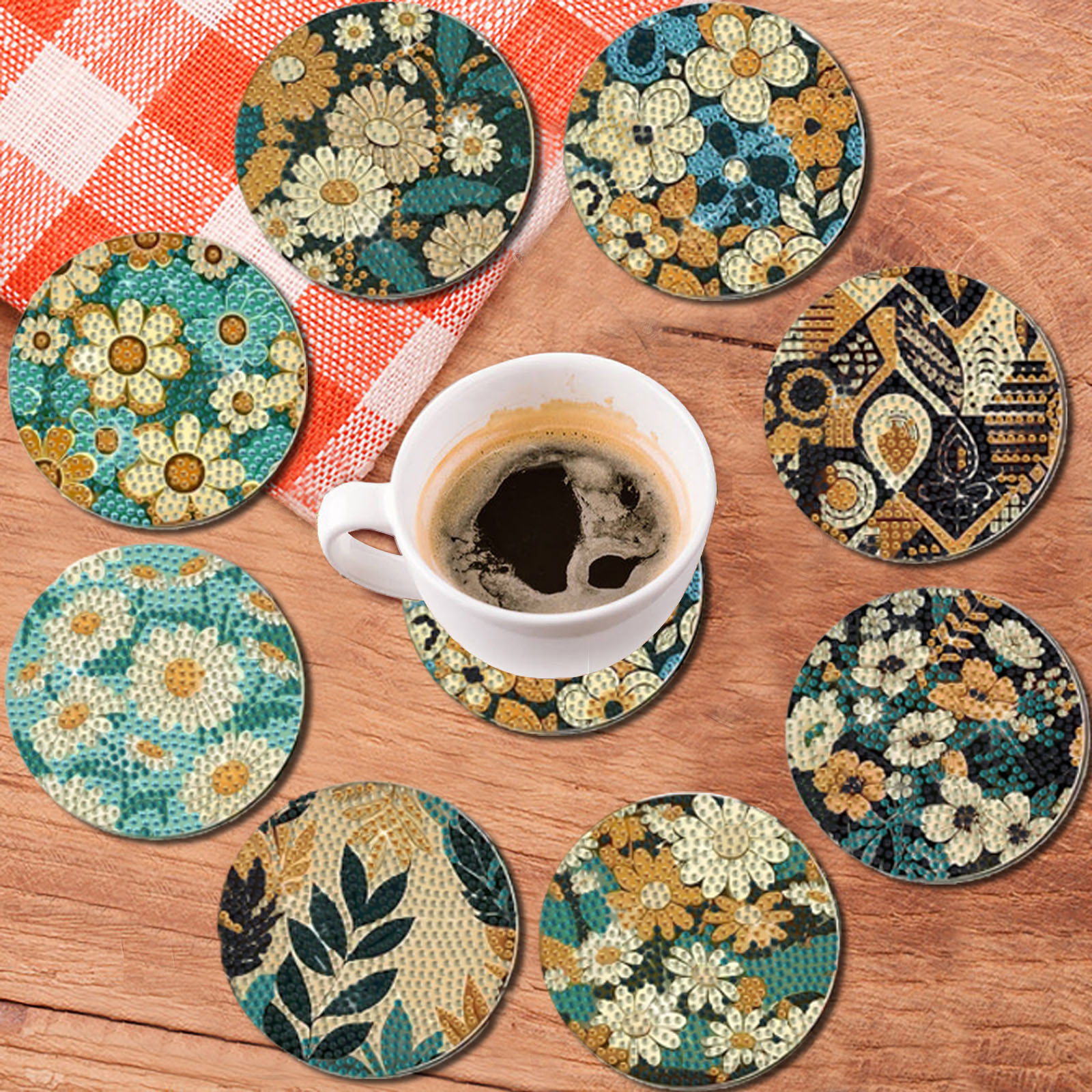 8 Pieces DIY Diamond Painting  - Craft Art Set recension och pris