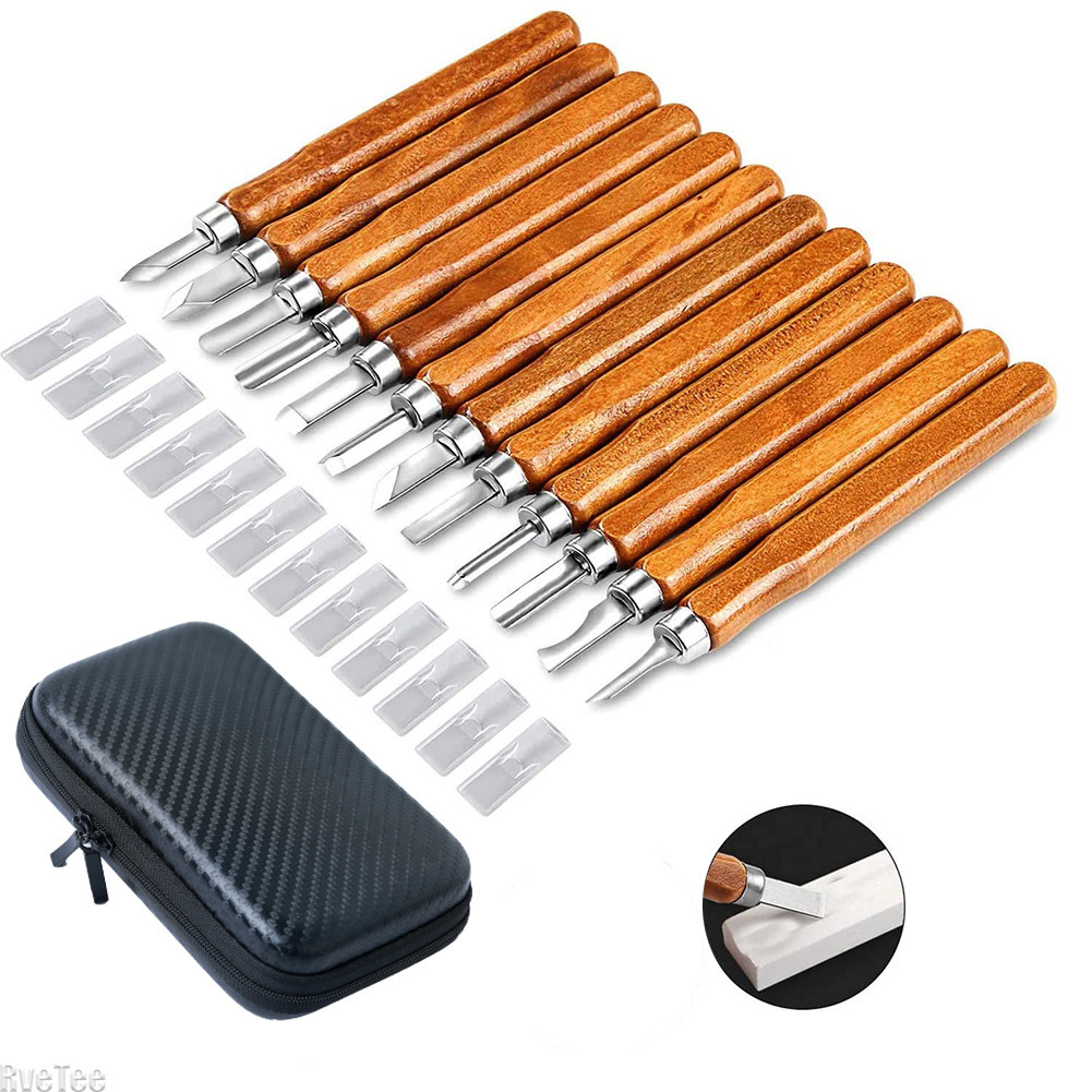 12Pcs SK2 Woodworking Carving  - Craft Art Set recension och pris