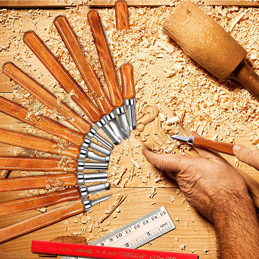 12Pcs SK2 Woodworking Carving  - Craft Art Set recension och pris