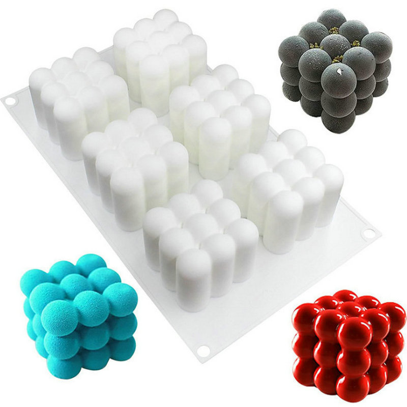 Candle Mold Silicone DIY Cubic - Art Craft Halloween recension och pris