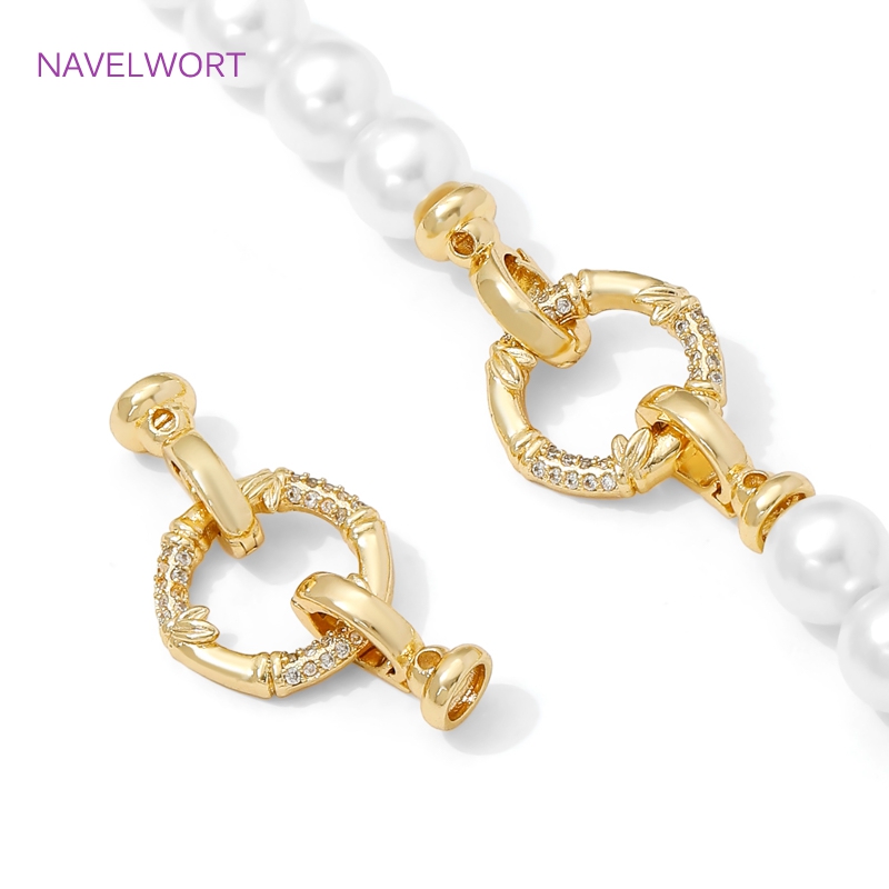 1/2Pcs 14K Gold Plated Pearl C - Art Craft Ideas recension och pris