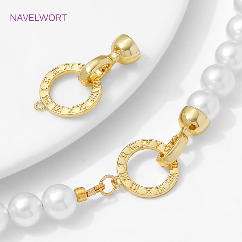 1/2Pcs 14K Gold Plated Pearl C - Art Craft Ideas recension och pris