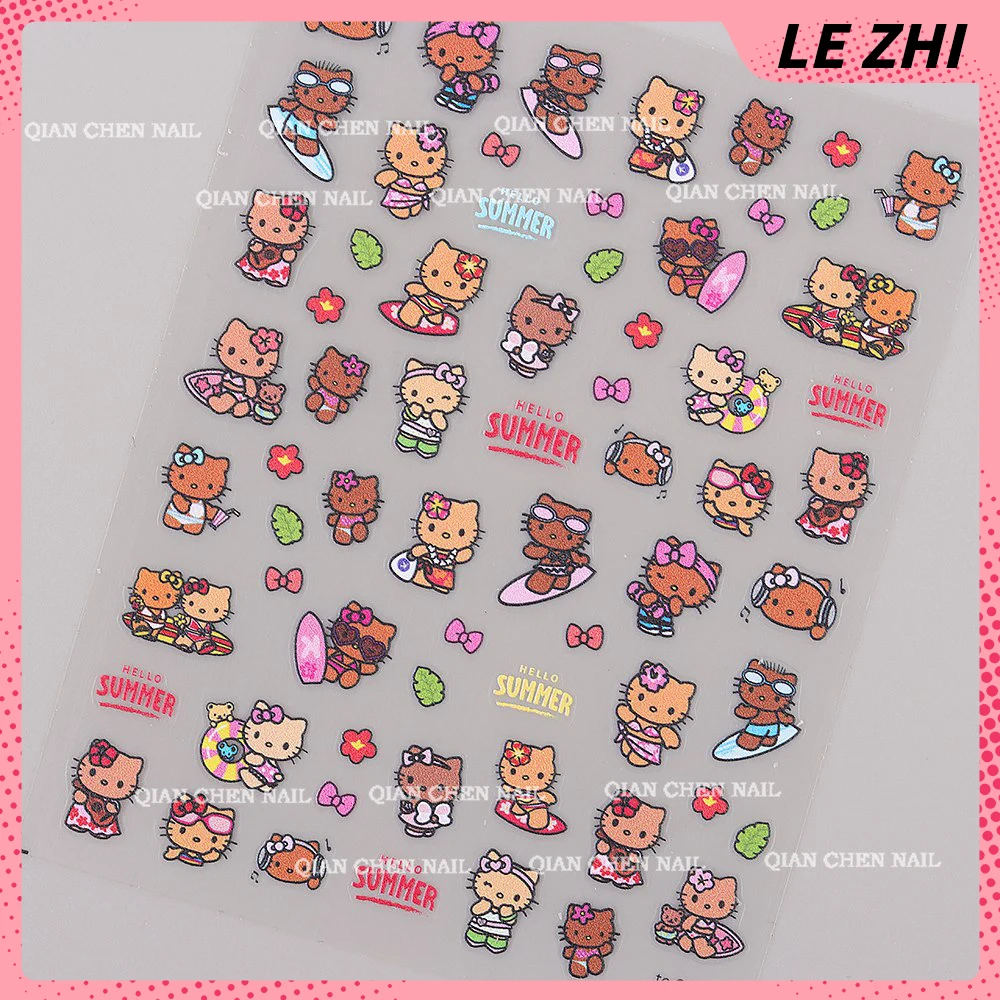 Kawaii Cartoon Nail Art Sticke - Art Craft Movement recension och pris