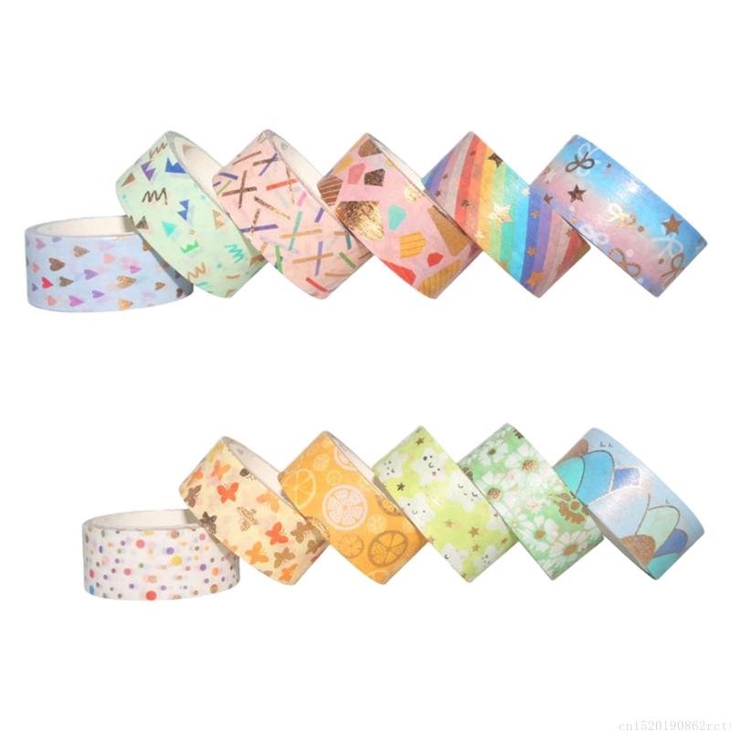 D5BB 12Roll Decorative Paper T - Art Craft Notebook recension och pris